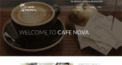 Desktop Screenshot of cafenovagawler.com